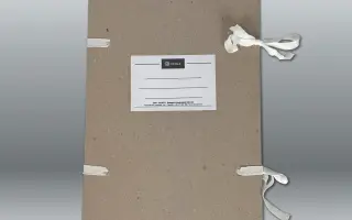 Szalagos irományfedél - 80 cm szalaggal 1